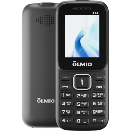 Мобильный телефон Olmio A14 чёрный (48142)