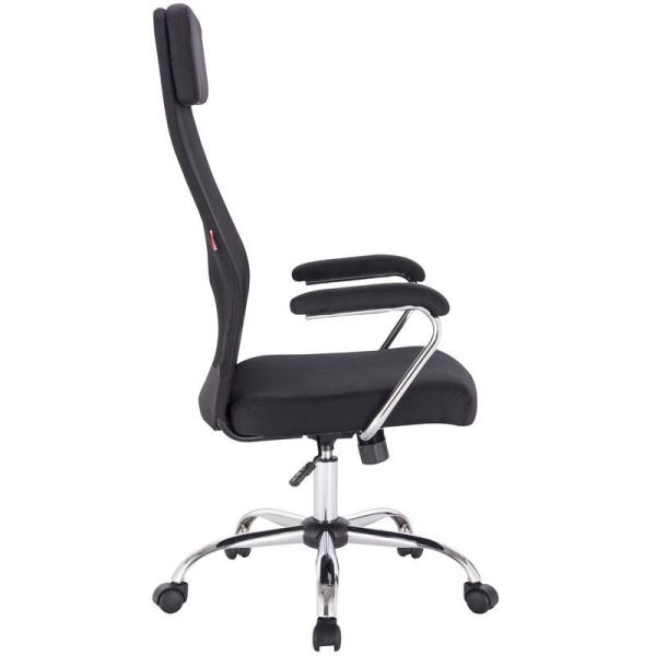 Кресло для руководителя Easy Chair 591 TC черное (сетка/ткань, металл)
