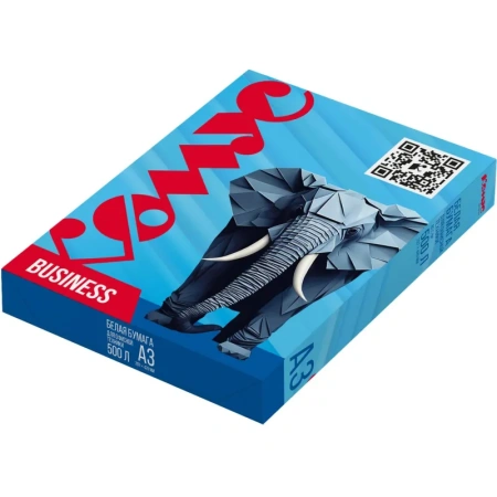 Бумага для офисной техники Комус Документ Business (А3, марка B, 80 г/кв.м, 500 листов)