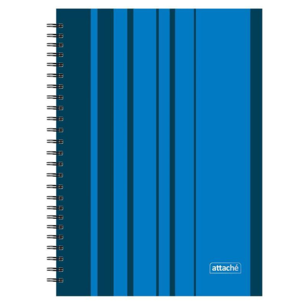 Бизнес-тетрадь Attache Concept А4 120 листов синяя в клетку на спирали (210х285 мм)