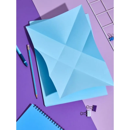 Бумага цветная для печати Комус Color голубая пастель (А4, 80 г/кв.м, 50 листов)