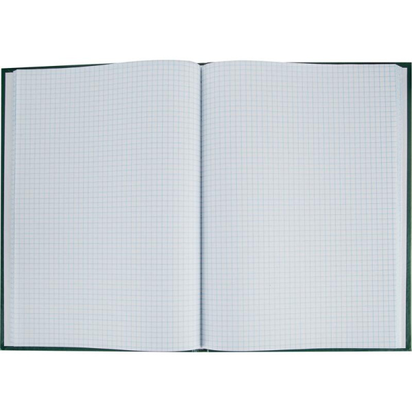 Книга учета Attache 96 листов А4 на сшивке блок офсет зеленая (обложка -  картон/бумвинил)