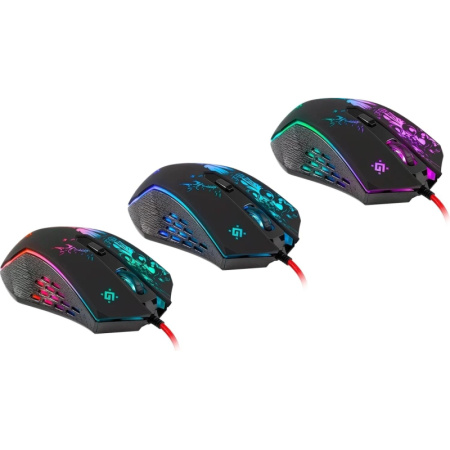 Мышь игровая Defender Sin'Sister GM-933 чёрная (52933)