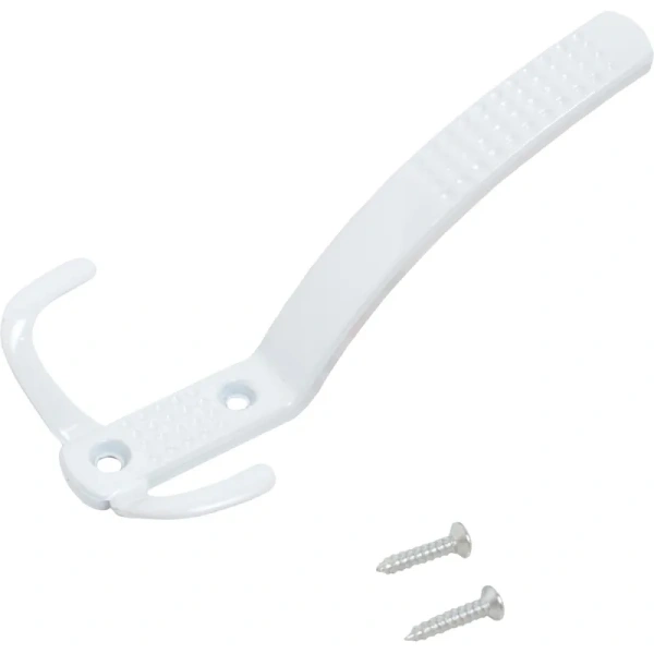 Вешалка настенная Стандарт 212 A WW матовый белый (68х62х138 мм, 3  крючка)