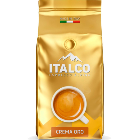 Кофе в зёрнах Italco Crema Oro 1 кг (вакуумная упаковка)