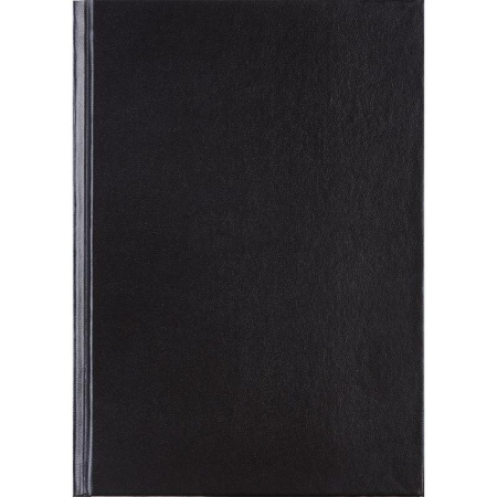 Ежедневник недатированный Attache Ideal балакрон А5 136 листов черный  (145x205 мм)