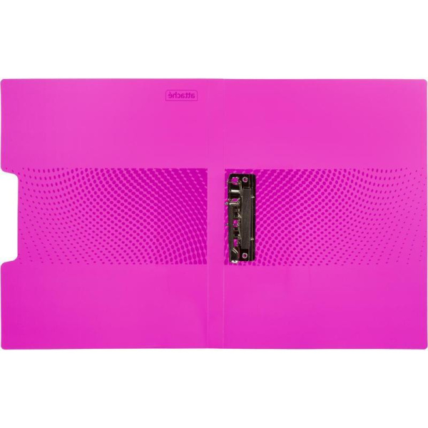 Папка с зажимом Attache Digital А4+ 0.45 мм розовая (до 120 листов)