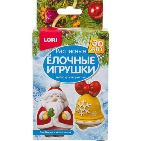 Набор для раскрашивания Lori Дед Мороз и колокольчик