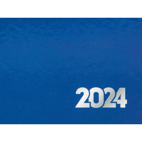Ежедневник датированный 2024 Attache Economy 7БЦ А5 160 листов синий