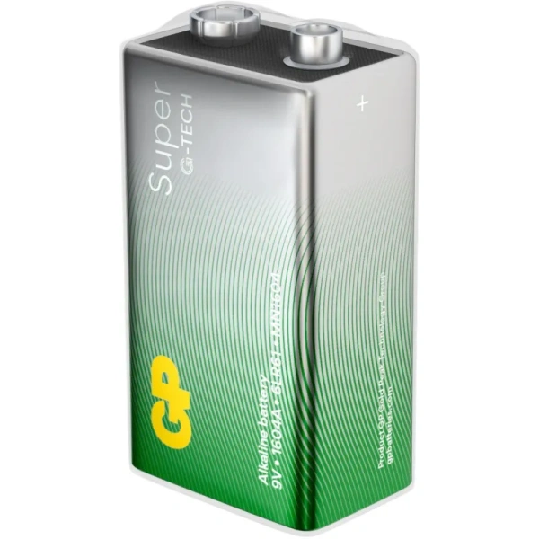 Батарейка крона (6LR61) GP Super  (1604A-OS1)