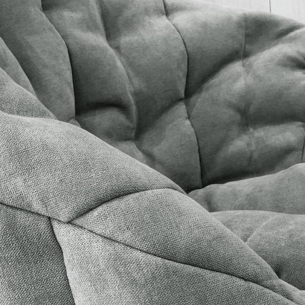 Кресло Пенек Австралия Grey (серый, шенилл)