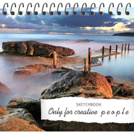 Скетчбук Проф-пресс Махон пул А6+ 80 листов