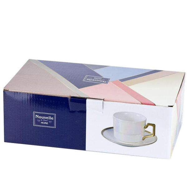 Набор чайный Nouvelle Home Pearl на 2 персоны фарфор (4 предмета)