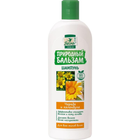 Шампунь Весна Природный бальзам для любых волос 430 мл