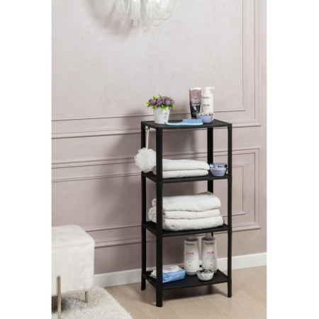 Этажёрка VIKEA 786407 (чёрный, 445х295х1005 мм)