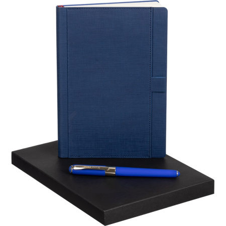 Набор недатированный Bruno Visconti Marseille (ежедневник синий, ручка)