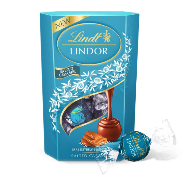 Шоколадные конфеты Lindt Lindor соленая карамель 200 г