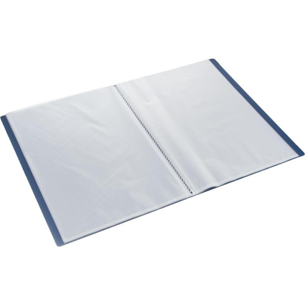 Папка файловая на 40 файлов Attache Metallics А4 15 мм синяя (толщина  обложки 0.8 мм)