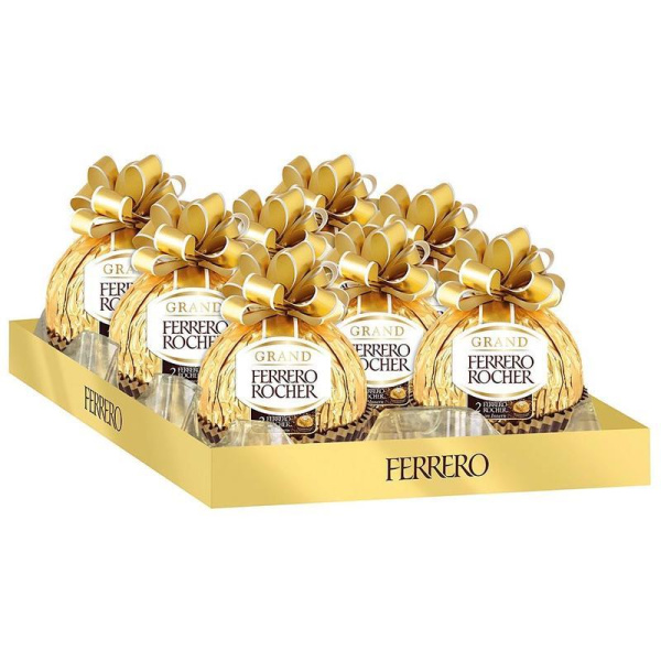 Конфеты Grand Ferrero Rocher с кремом и лесным орехом 125 г