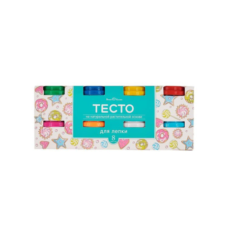 Тесто для лепки Bruno Visconti Нappy Color 8 цветов 160 г