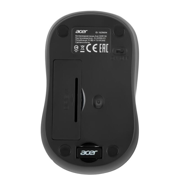 Мышь беспроводная Acer OMR136 красная (ZL.MCEEE.01J)