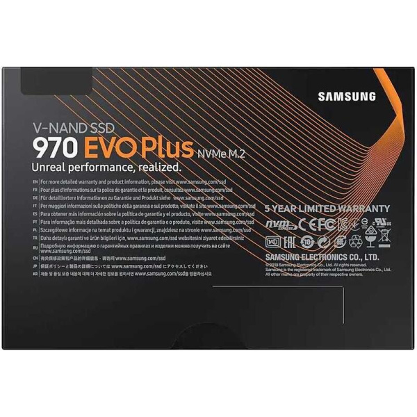 SSD накопитель Samsung 970 EVO Plus 1 ТБ (MZ-V7S1T0BW)