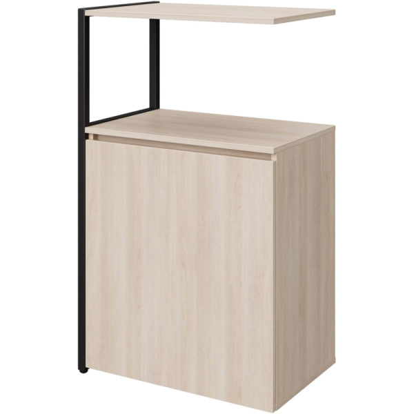 Полустеллаж для документов Easy to lead K-Loft 241H023 дуб  скандинавский/чёрный 645х400х1068 мм