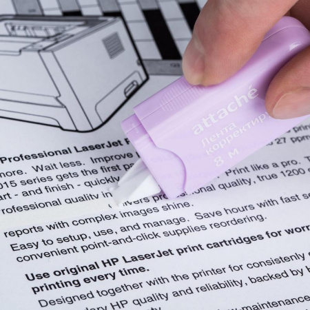 Корректирующая лента Attache Economy 5 мм x 8 м в ассортименте