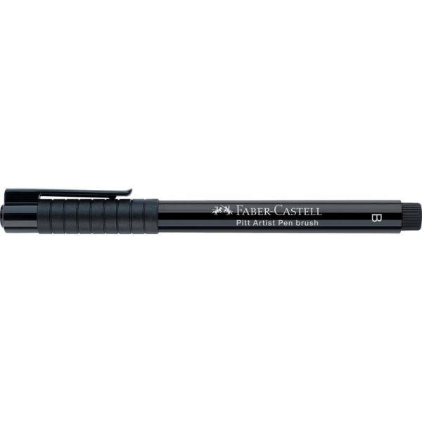 Ручка капиллярная Faber-Castell Pitt Artist Pen Brush черная (толщина  линии 0.7 мм)