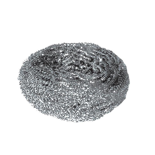 Губка для мытья посуды York Мега металлическая 70x70x50 мм