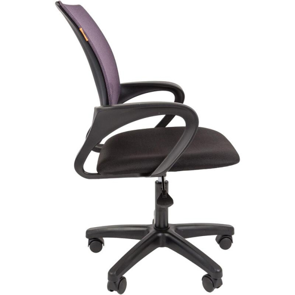 Кресло для руководителя Chairman 696LT серое/черное (сетка/ткань,  пластик)