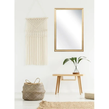 Зеркало настенное Комус Мебель 120К (бежевая косичка, 400х600 мм)
