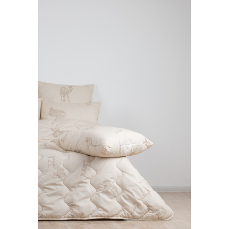 Подушка Эльф Верблюжья шерсть 68х68 см холфитекс/микросатин Подушка Эльф Верблюжья шерсть 68х68 см холфитекс/микросатин