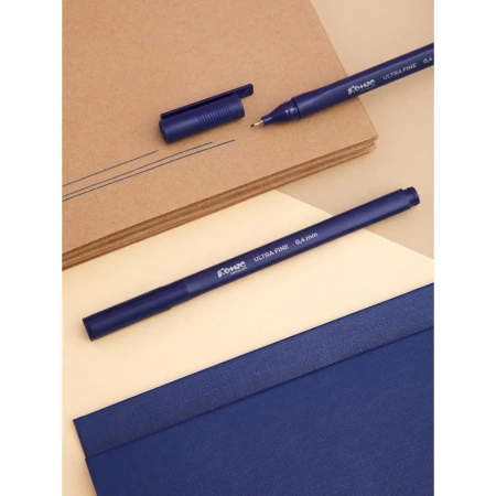 Линер Комус Ultra Fine синий (толщина линии 0.4 мм)