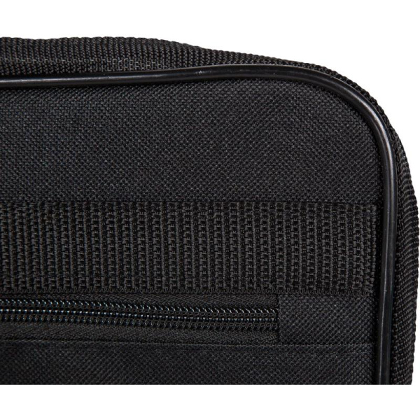 Папка-портфель тканевая Attache A4 черная (365x40x270 мм, 1 отделение)