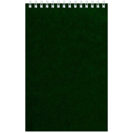 Блокнот Альт Офис 1 A5 60 листов зеленый в клетку на спирали (127х203 мм) (артикул производителя 61354)