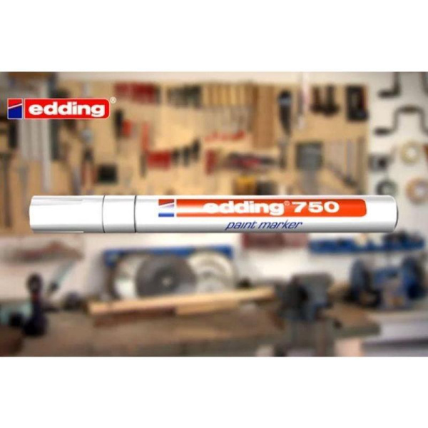 Маркер промышленный Edding E 750/2 для универсальной маркировки красный (2-4 мм)