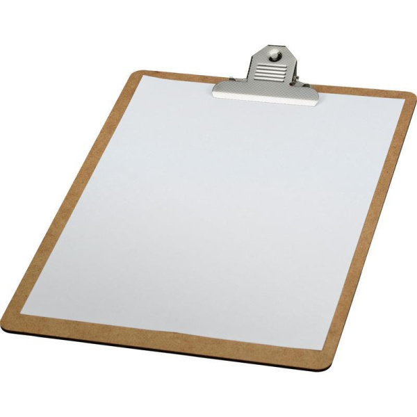 Папка-планшет с зажимом Attache A4 коричневая