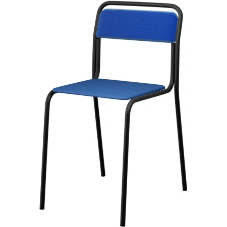 Стул Аскона СМ 7/7-02 синий (ткань, металл)