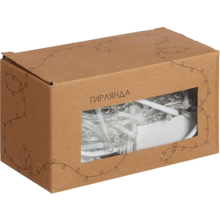 Гирлянда светодиодная бахрома голубой свет 4.5x0.7 м