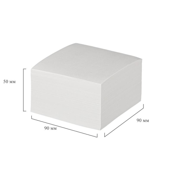 Блок для записей Attache 90x90x50 мм белый (плотность 65 г/кв.м)