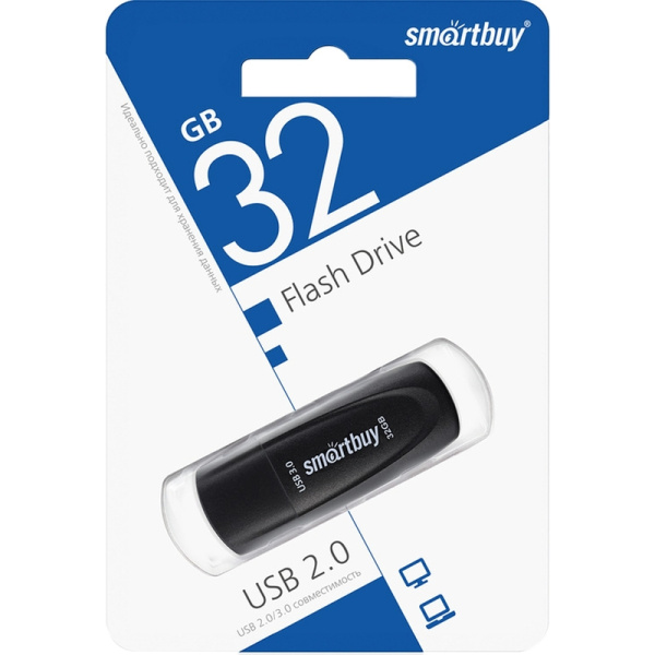 Флешка USB 3.0 32 ГБ Smartbuy Scout (SB032GB3SCK)