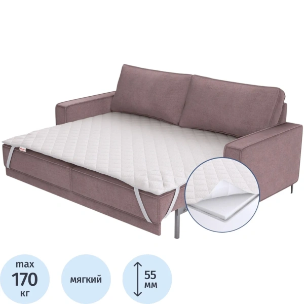 Матрас-топпер Комус Мебель SСH5 roll (2000х800 мм)