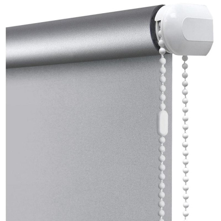 Рулонная штора Blackout полиэстер серая (40х170 см)