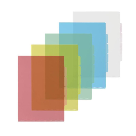 Папка-уголок А4 150 мкм (10 штук в упаковке, 3 отделения)