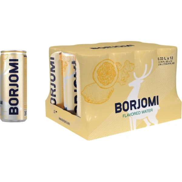 Напиток газированный Боржоми Flavored Water цитрус-имбирь 0.33 л Напиток газированный Боржоми Flavored Water цитрус-имбирь 0.33 л