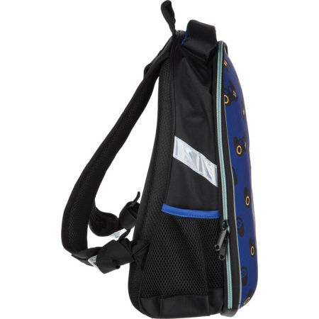 Ранец №1 School Easy Play анатомический черный с одним отделением