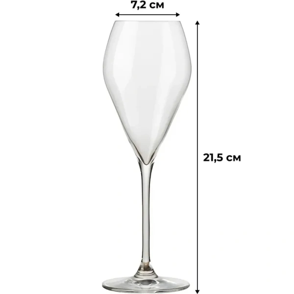 Набор бокалов (фужер) для шампанского Rona Мод 240 мл (6 штук в  упаковке)