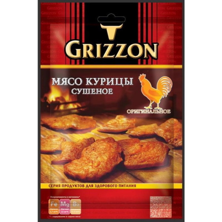 Снеки Grizzon Мясо курицы сушеное 36 г Снеки Grizzon Мясо курицы сушеное 36 г