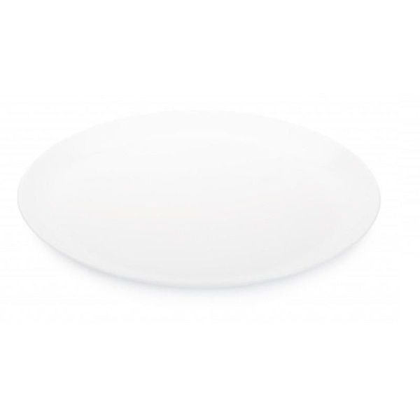 Тарелка обеденная стекло Luminarc Дивали диаметр 250 мм белая (артикул  производителя D6905)